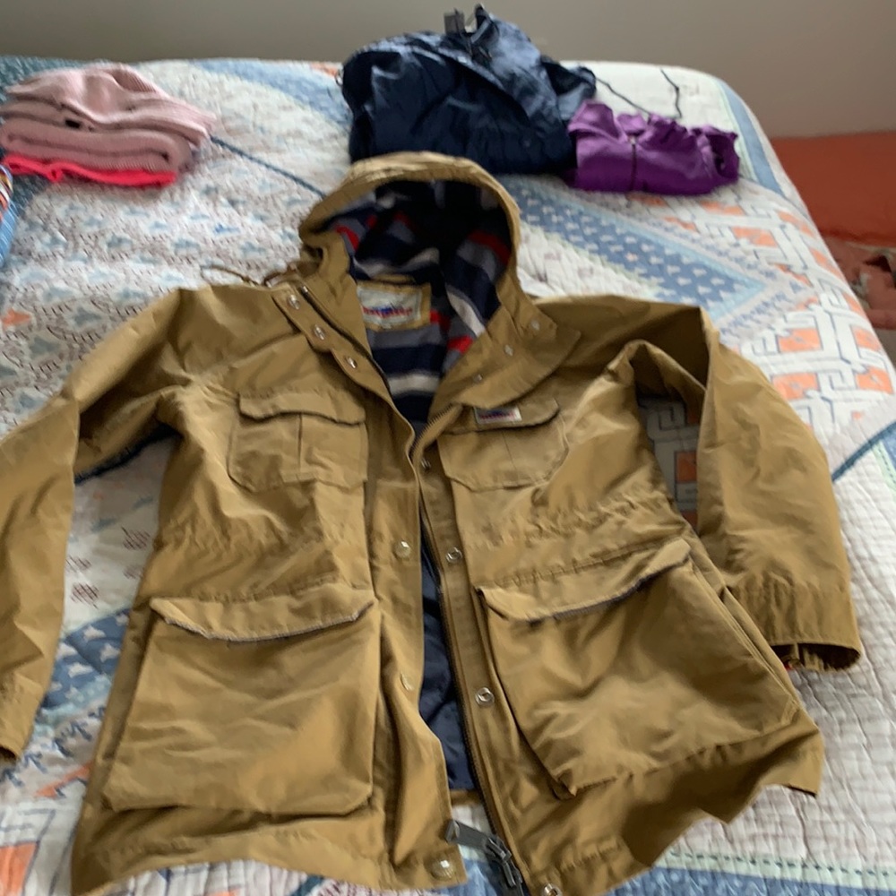 Madewell Penfield Flannel Lined Rain Jacket